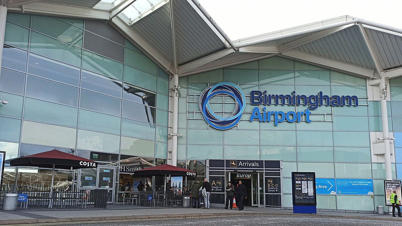 Birmingham Airport terminal entrance