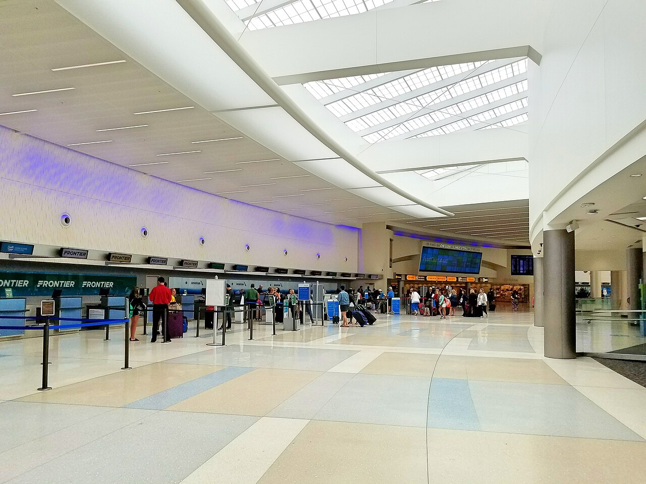 Columbus John Glenn International Airport terminal interior