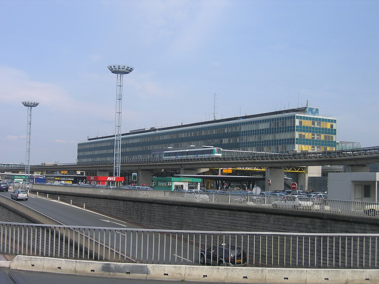 Terminal buildings and airfield at Paris Orly Airport
