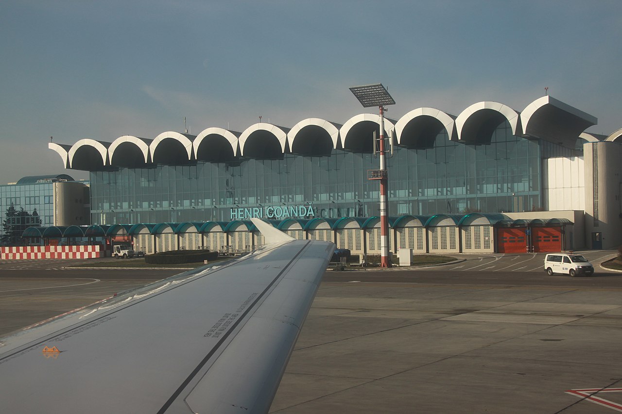 Terminal building at Bucharest Henri Coanda International Airport
