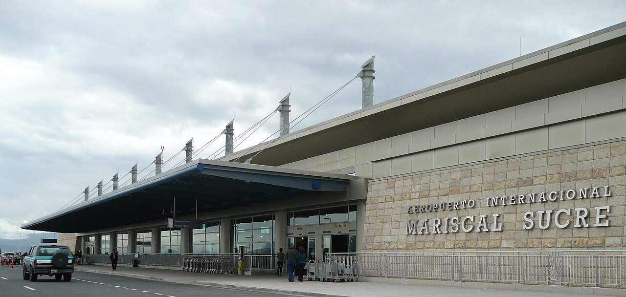Quito Mariscal Sucre International Airport terminal exterior