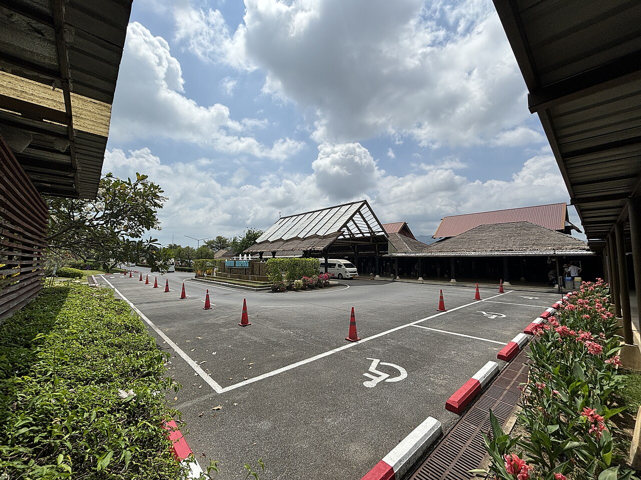 Samui International Airport open air terminal